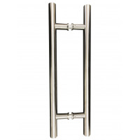 Stainless Door Pull Handles Pair H Style 1300mmx32mm