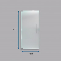 Custom Laminated Smart Glass Door (Frameless)