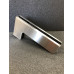 Top Over Patch Glass Door Strike Plate Stainless Brushed
